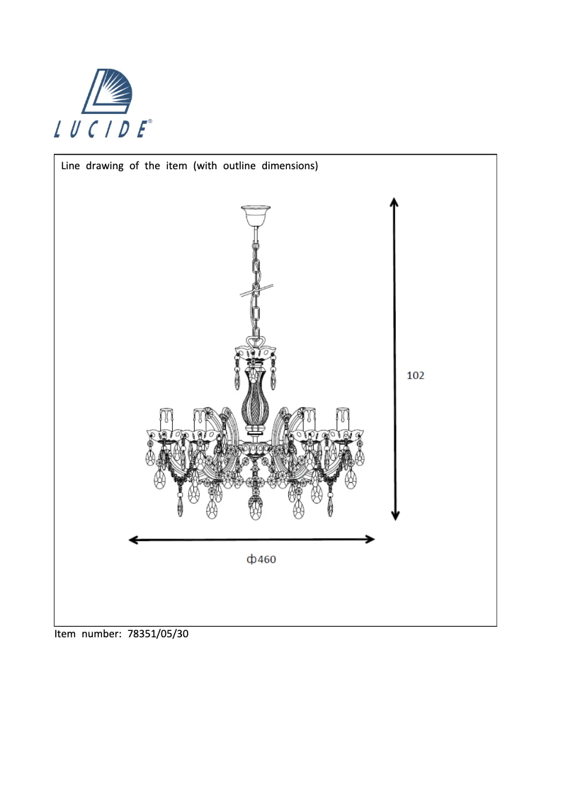 Imagen de la primera página del manual del dispositivo Arabesque 78351/05/30