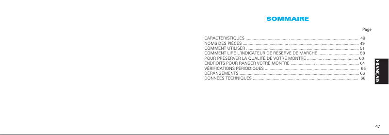 Imagen de la primera página del manual del dispositivo Prospex SNR029J1