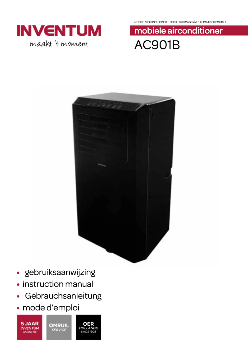 Imagen de la primera página del manual del dispositivo AC901B