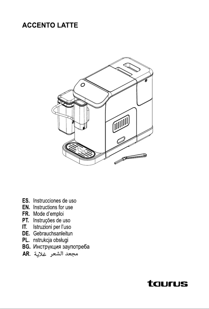 Imagen de la primera página del manual del dispositivo Accento Latte
