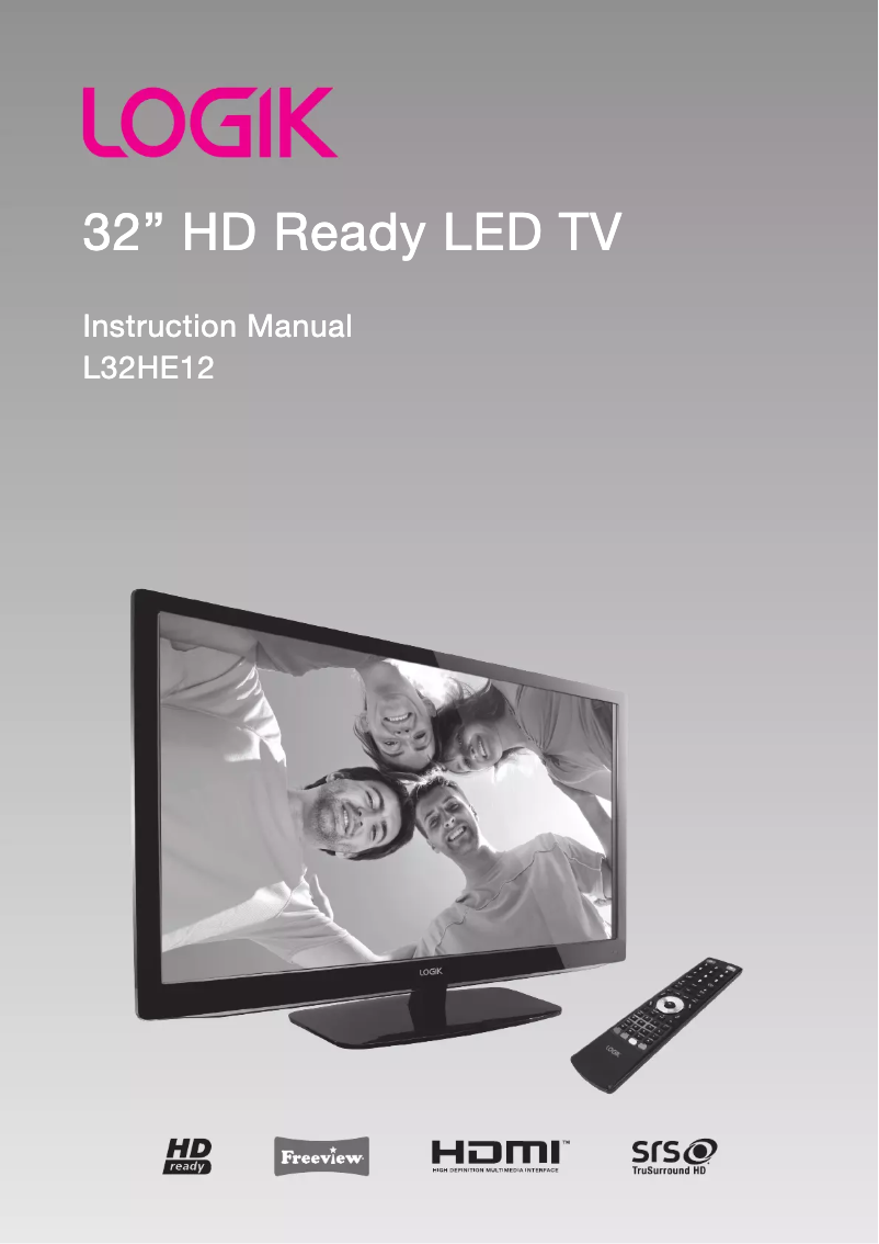 Imagen de la primera página del manual del dispositivo L32HE12