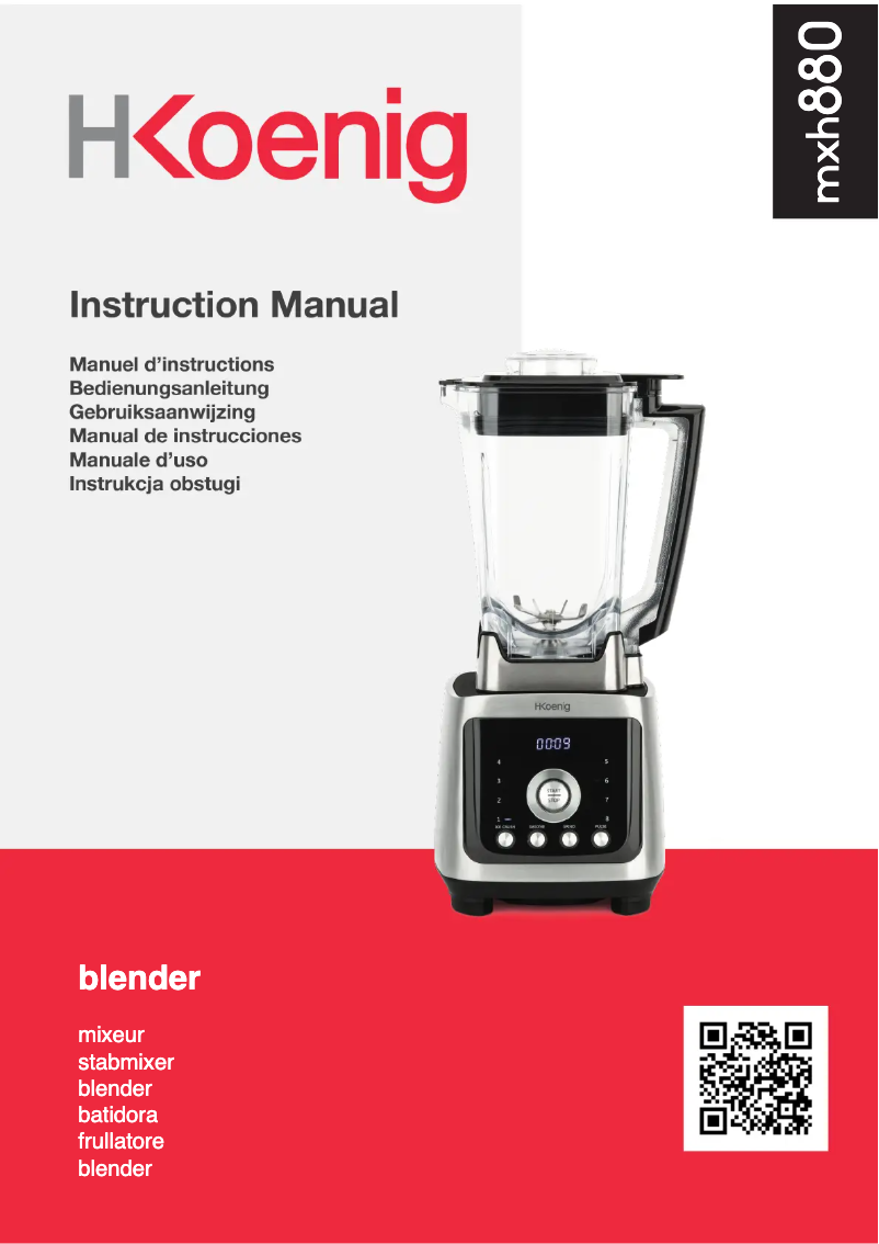 Página 1 del manual Manual de usuario H.Koenig MXH880