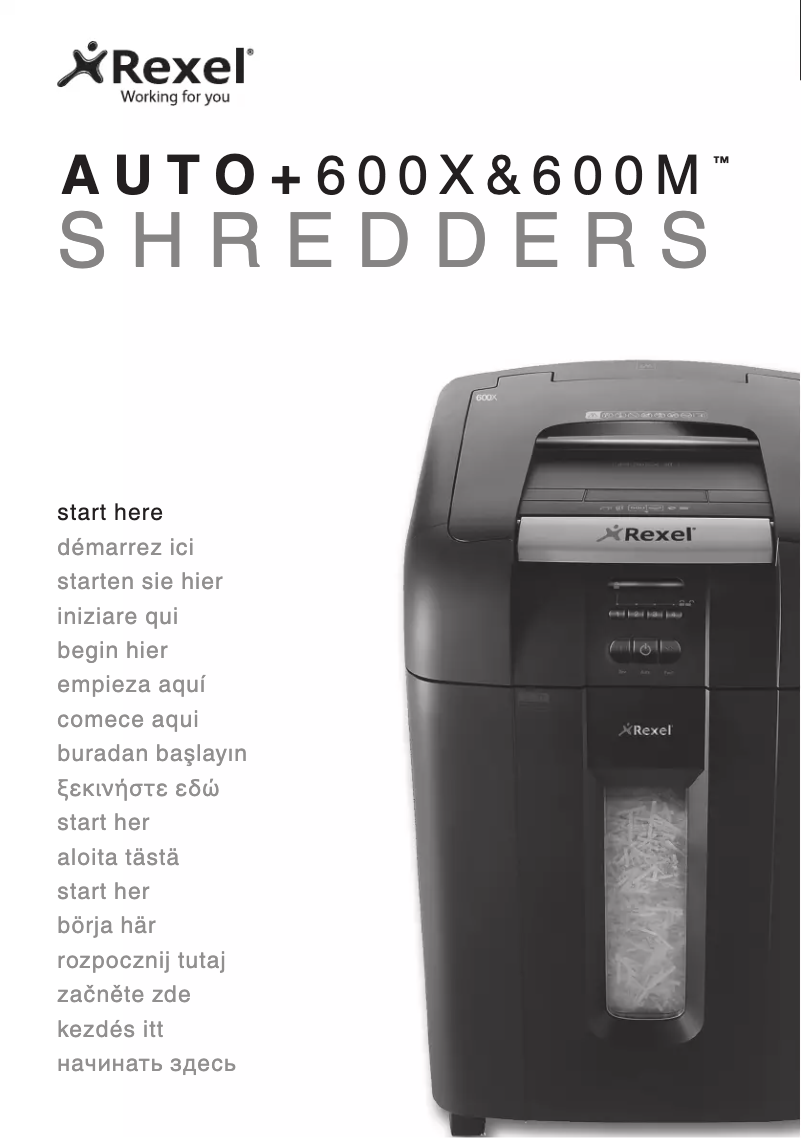 Imagen de la primera página del manual del dispositivo Auto+ 600X