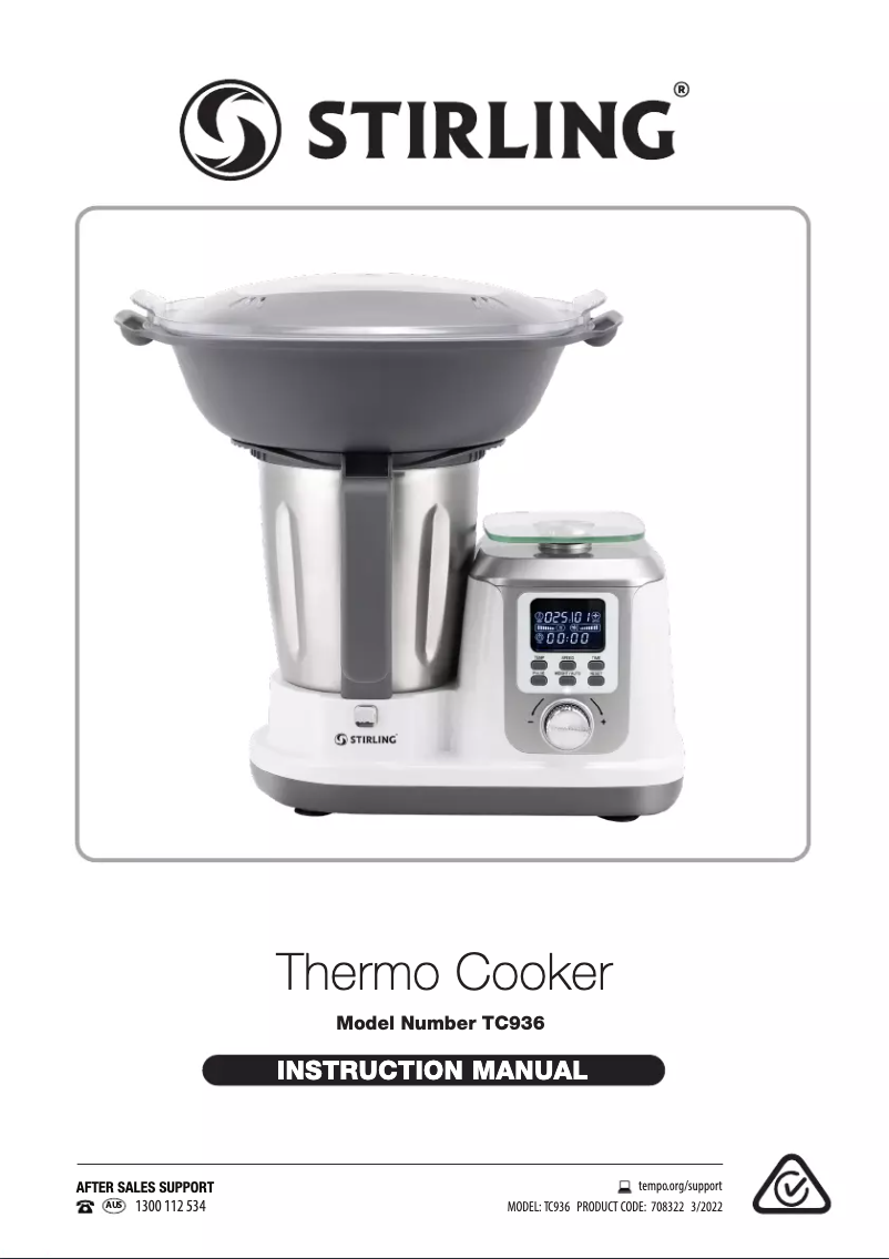 Imagen de la primera página del manual del dispositivo TC936