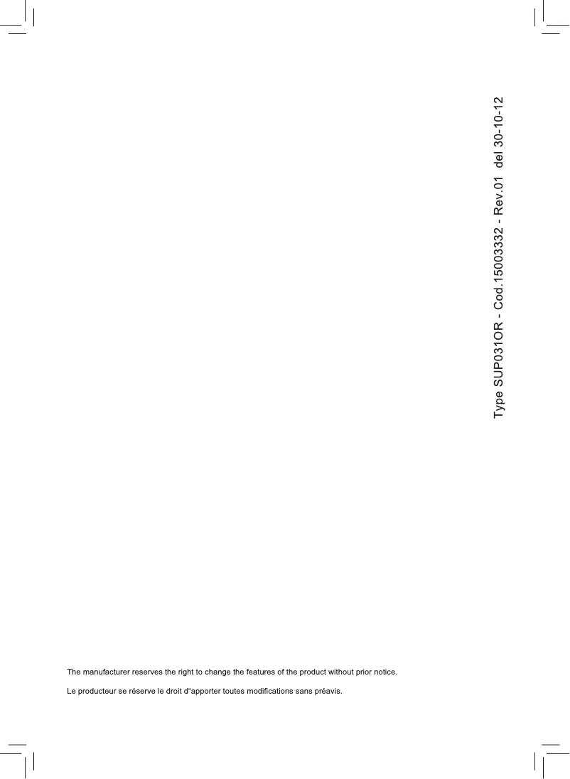 Imagen de la primera página del manual del dispositivo Saeco Odea RI9754