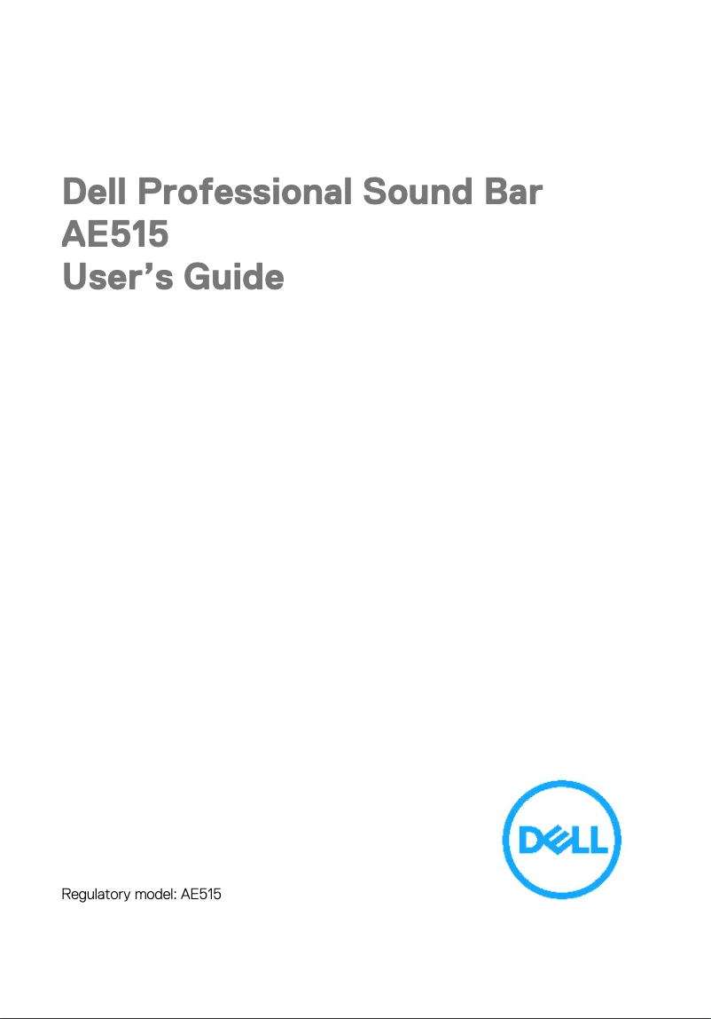 Imagen de la primera página del manual del dispositivo AE515