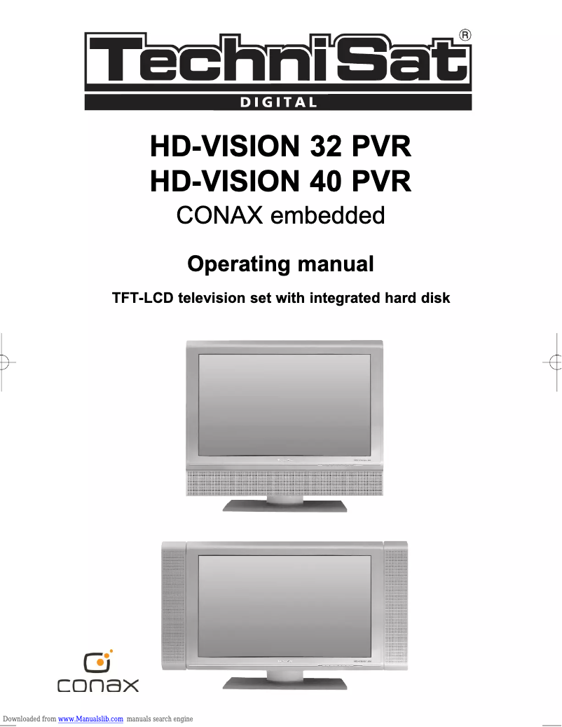 Imagen de la primera página del manual del dispositivo Hd vision 32 pvr