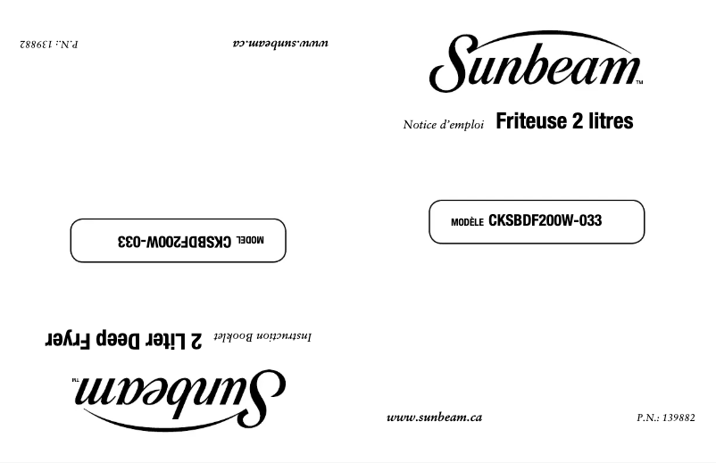 Imagen de la primera página del manual del dispositivo CKSBDF200W-033