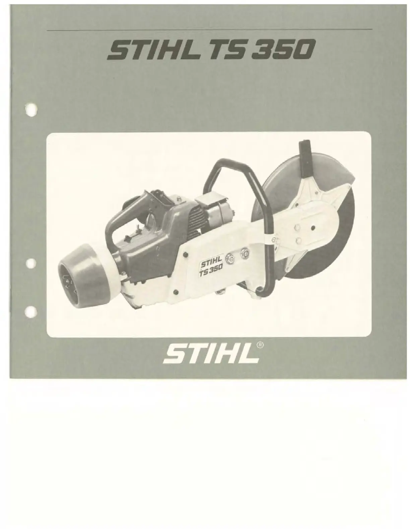 Página 1 del manual Manual de usuario Stihl TS 350