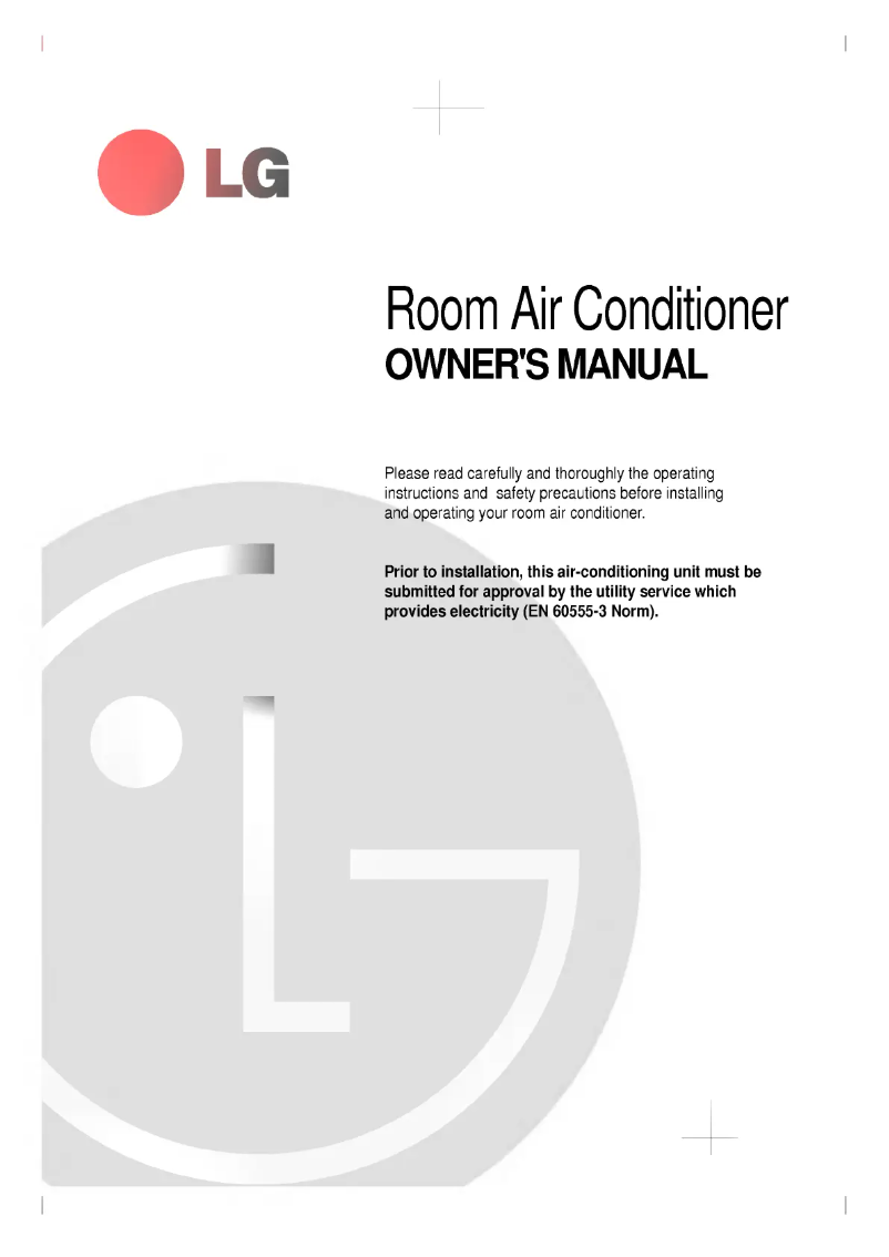 Página 1 del manual Manual de usuario LG LW-C1231CL