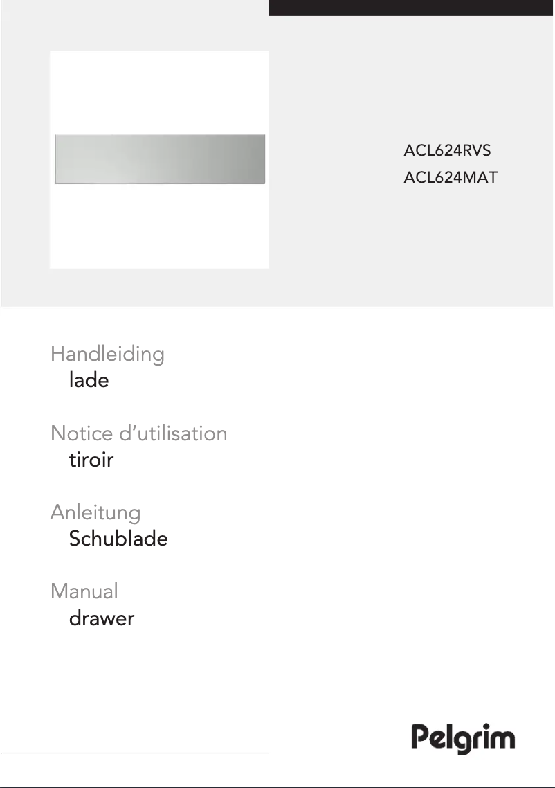 Página 1 del manual Manual de usuario Pelgrim ACL624RVS