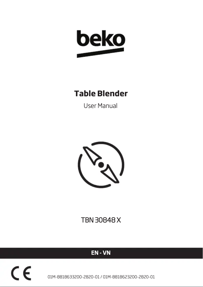 Imagen de la primera página del manual del dispositivo TBN 30848 X