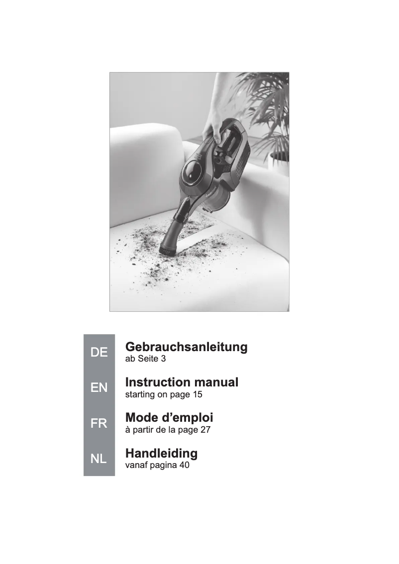 Página 1 del manual Manual de usuario Cleanmaxx Z 09847