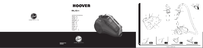 Página 1 del manual Manual de usuario Hoover Rush TCR 4213