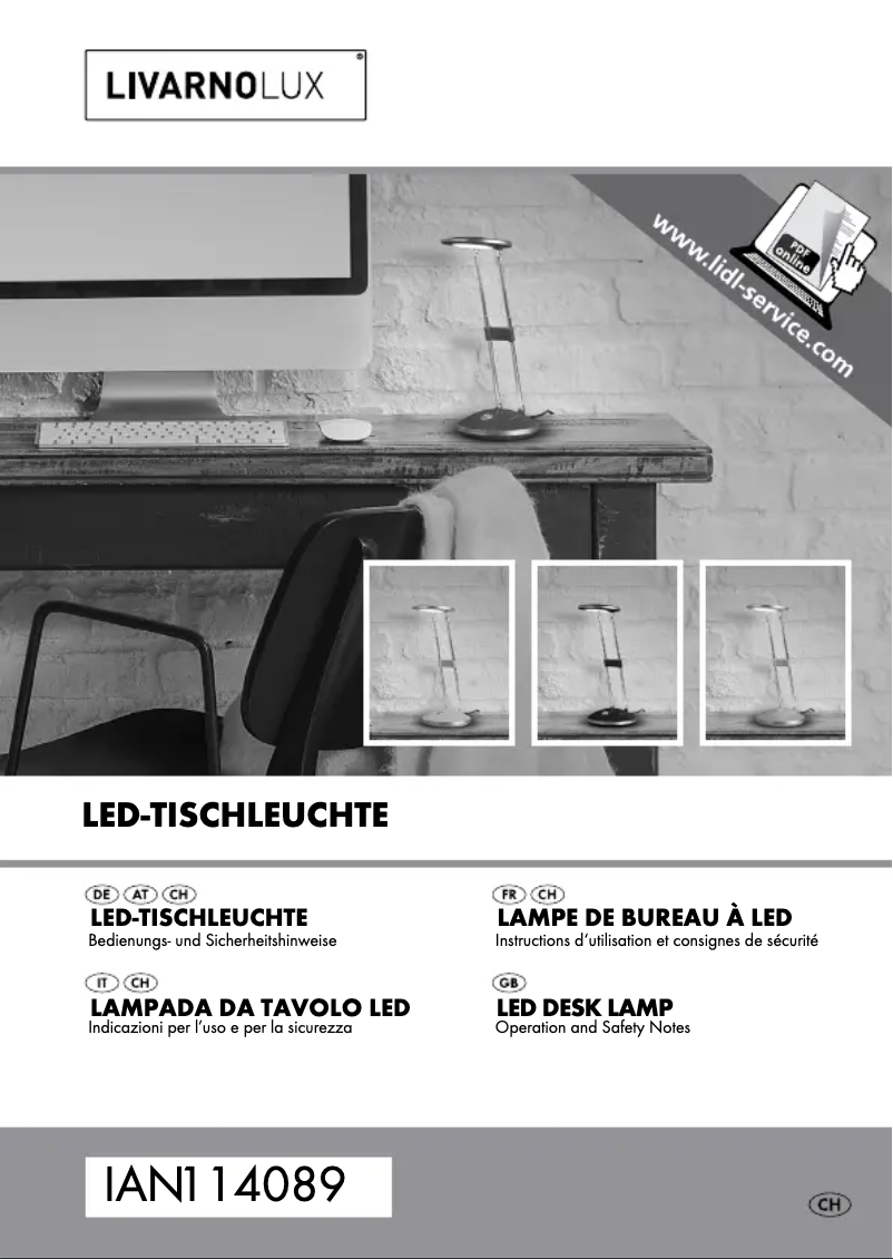 Imagen de la primera página del manual del dispositivo IAN 114089