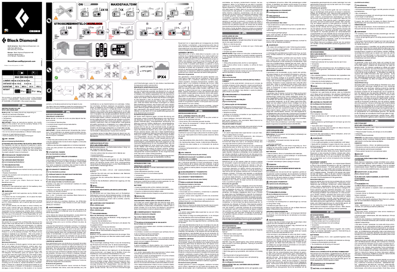Imagen de la primera página del manual del dispositivo Cosmo
