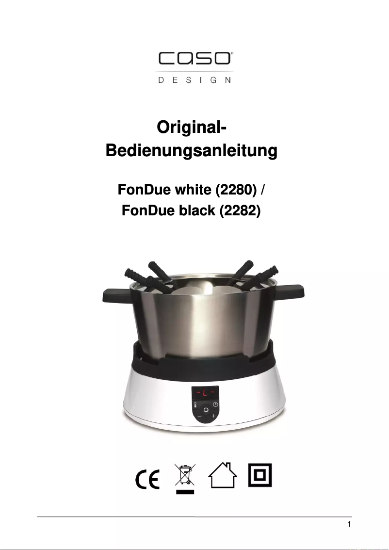 Imagen de la primera página del manual del dispositivo FonDue