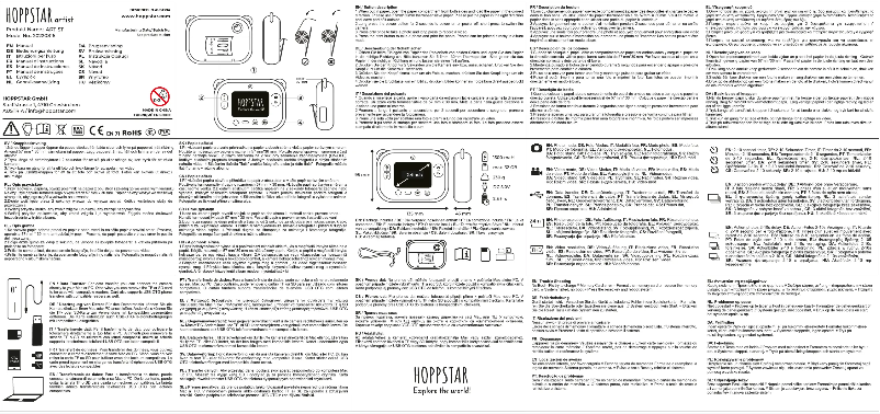 Página nº 1 - Manual de usuario Hoppstar Artist