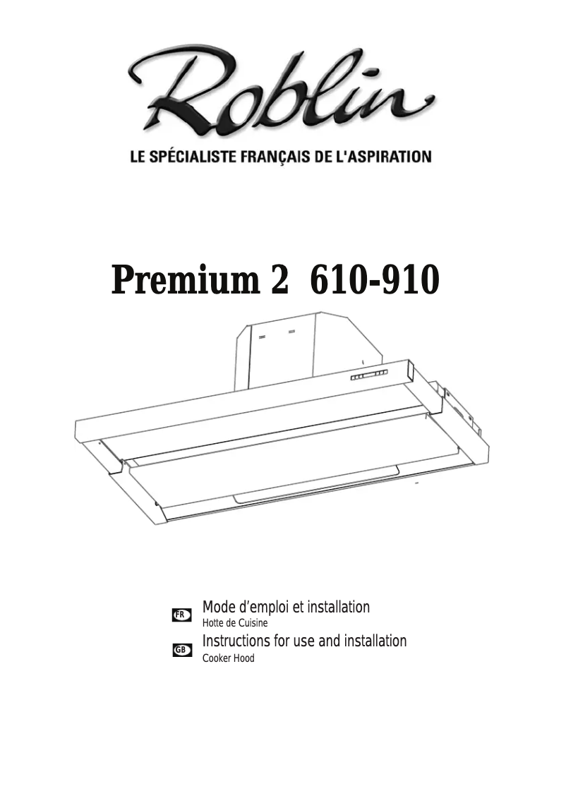 Imagen de la primera página del manual del dispositivo Premium 610