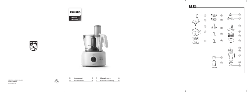 Página 1 del manual Manual de usuario Philips Viva Collection HR7757