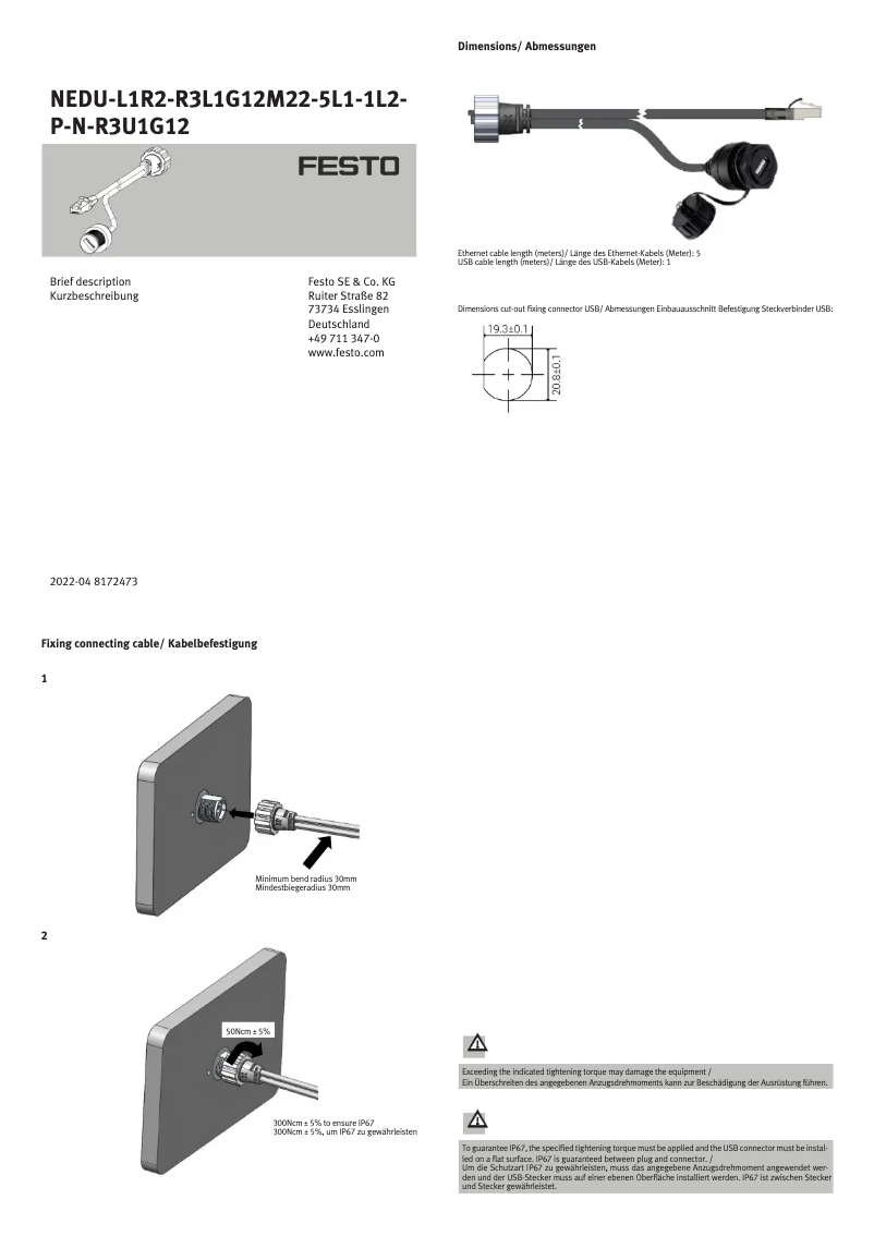 Imagen de la primera página del manual del dispositivo NEDU-L1R2-R3L1G12M22-5L1-1L2-P-N-R3U1G12