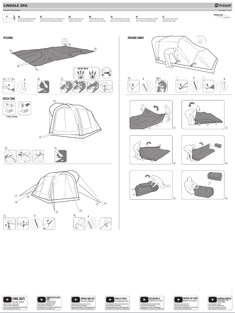 Imagen de la primera página del manual del dispositivo Lindale 3PA