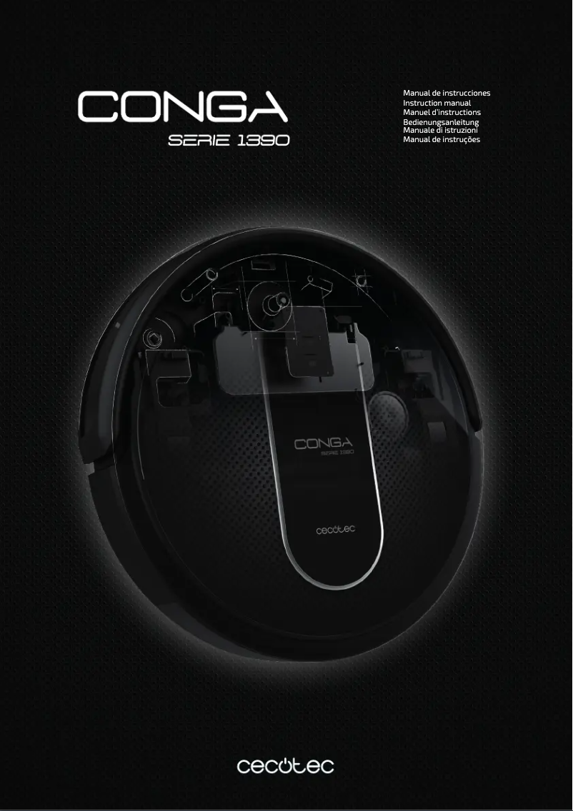 Imagen de la primera página del manual del dispositivo Conga 1390