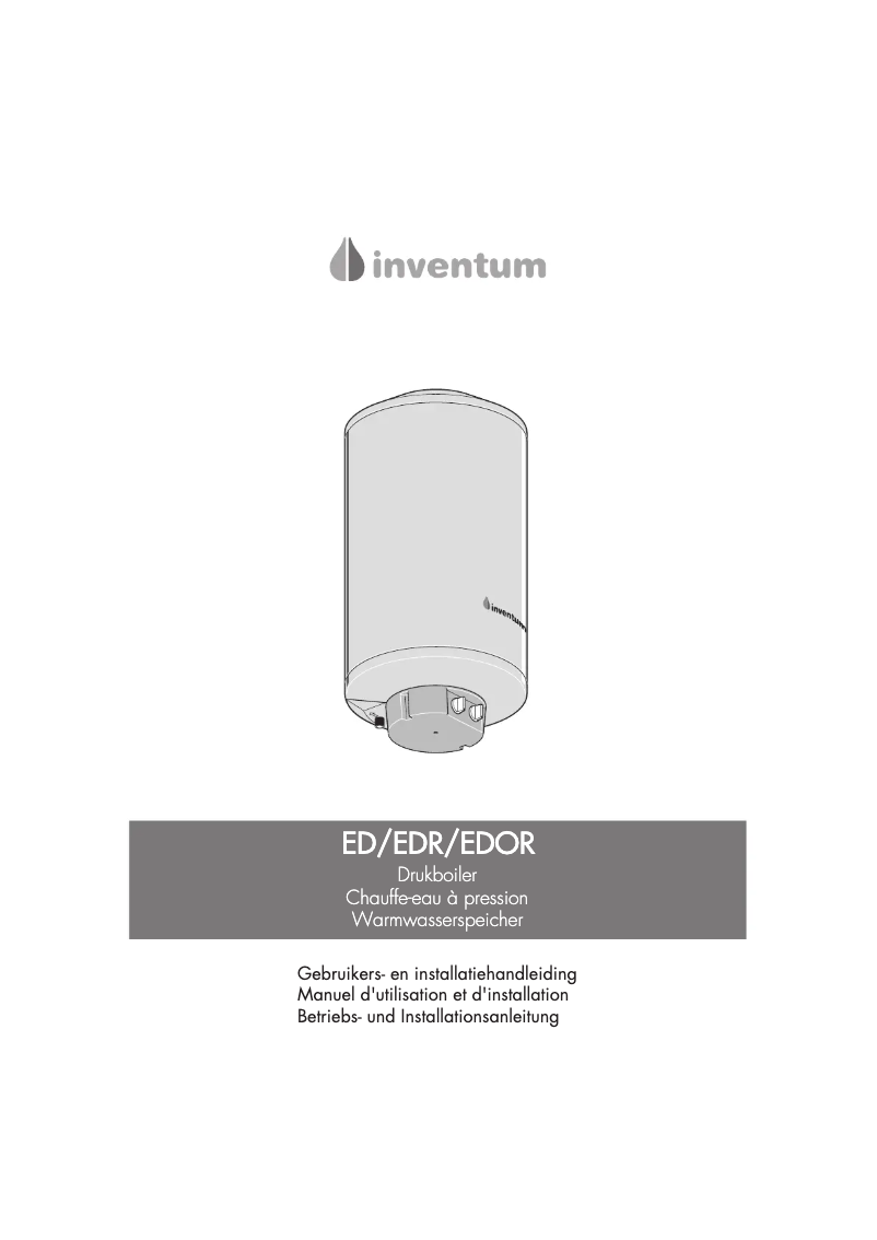 Imagen de la primera página del manual del dispositivo EDR 150