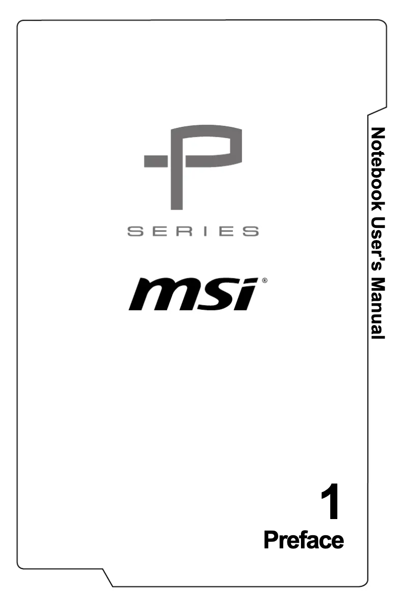 Página nº 1 - Manual de usuario MSI Prestige PE60