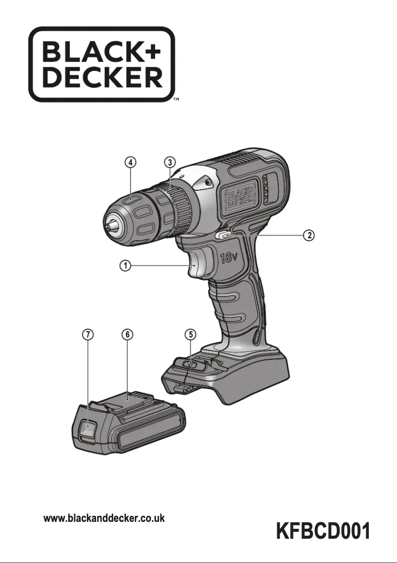 Imagen de la primera página del manual del dispositivo KFBCD001