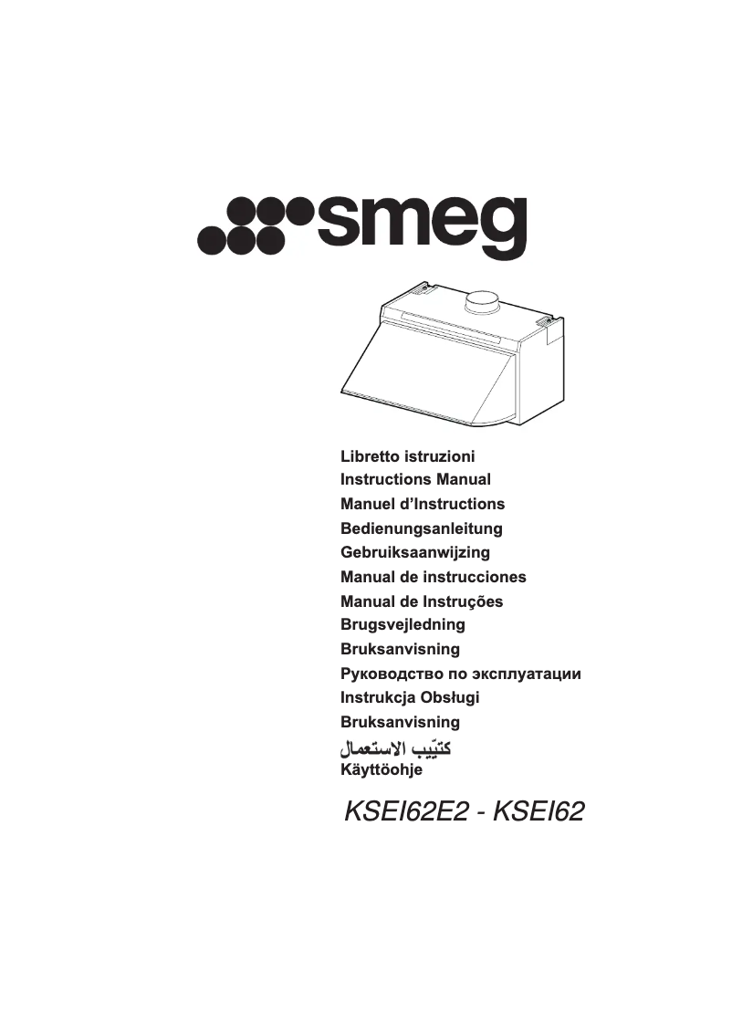 Página 1 del manual Manual de usuario Smeg KSEI62E2