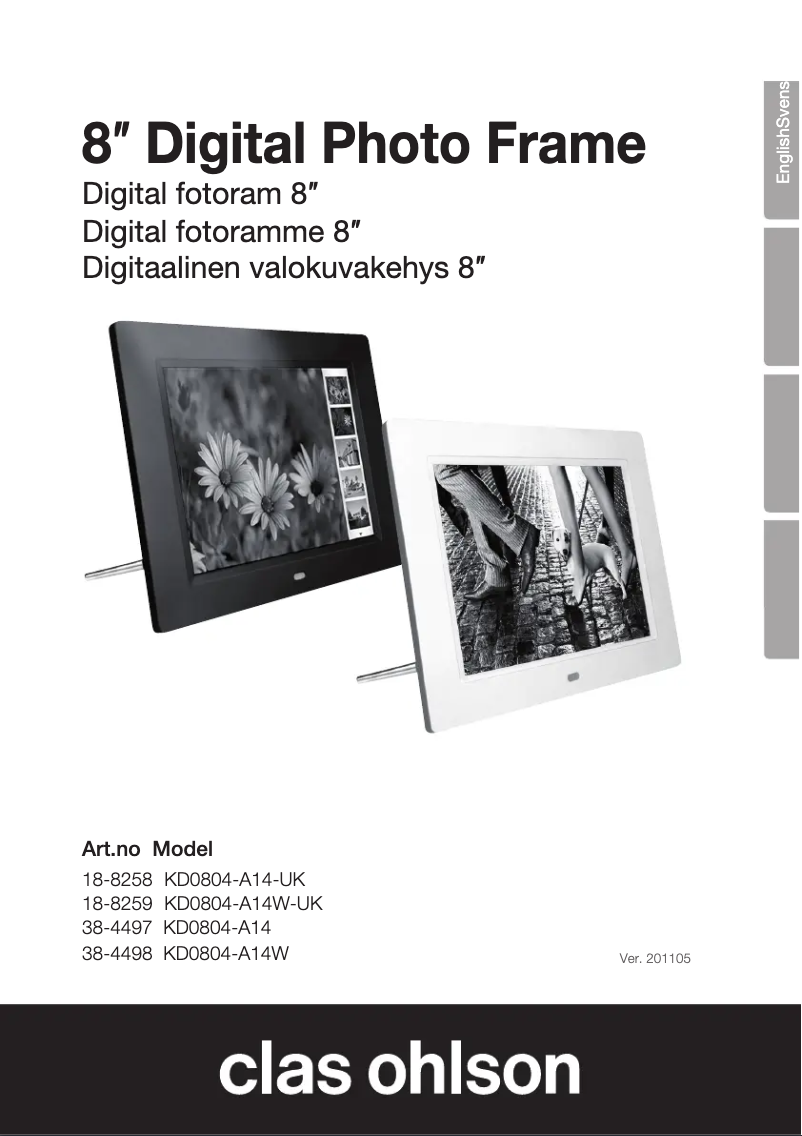 Página nº 1 - Manual de usuario Clas Ohlson KD0804-A14