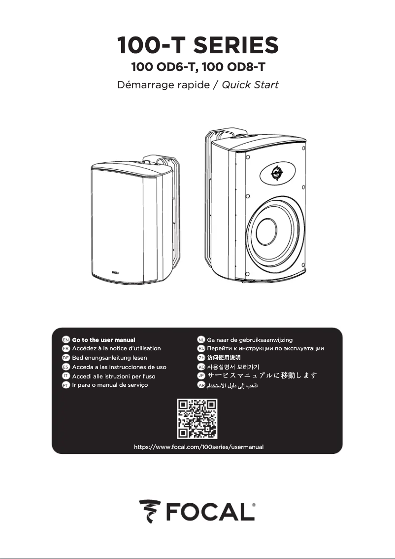 Imagen de la primera página del manual del dispositivo 100 OD6-T