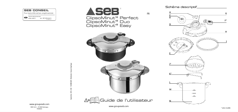 Imagen de la primera página del manual del dispositivo ClipsoMinut' Duo