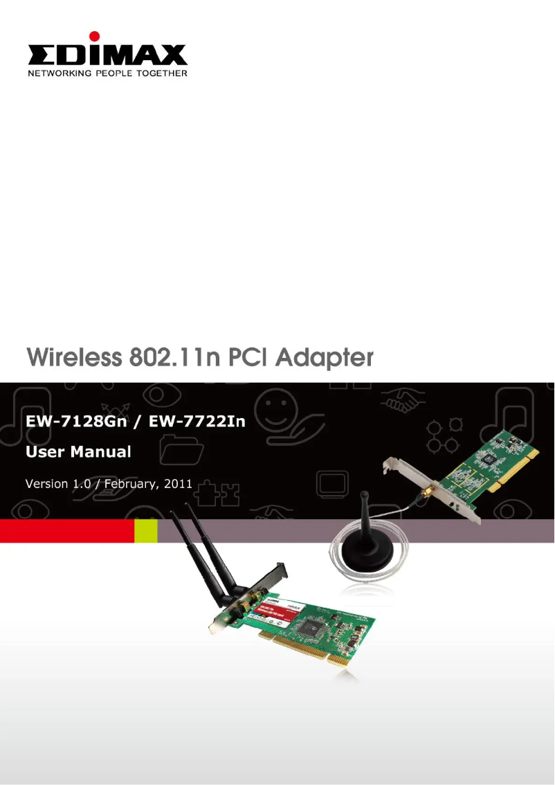 Imagen de la primera página del manual del dispositivo EW-7711In