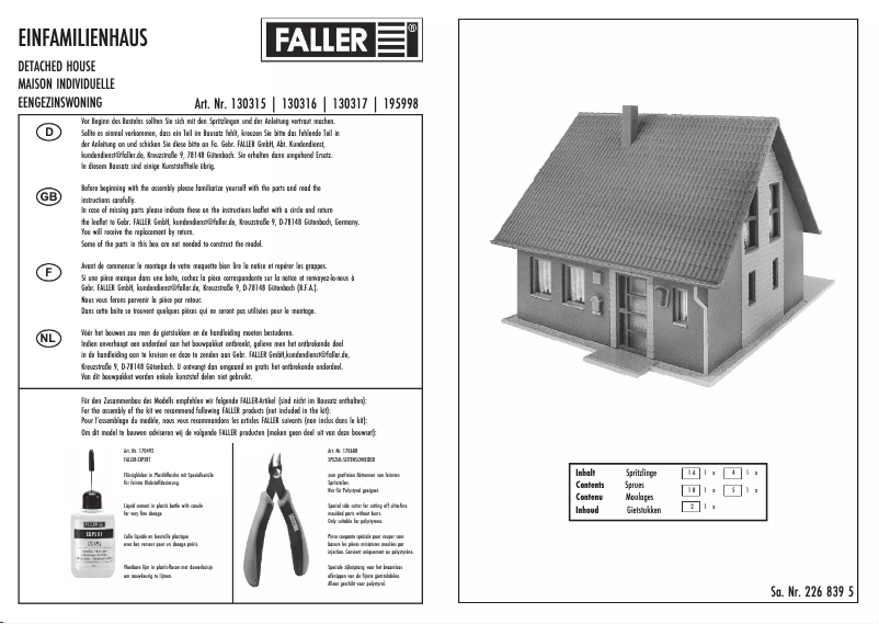 Imagen de la primera página del manual del dispositivo 130316