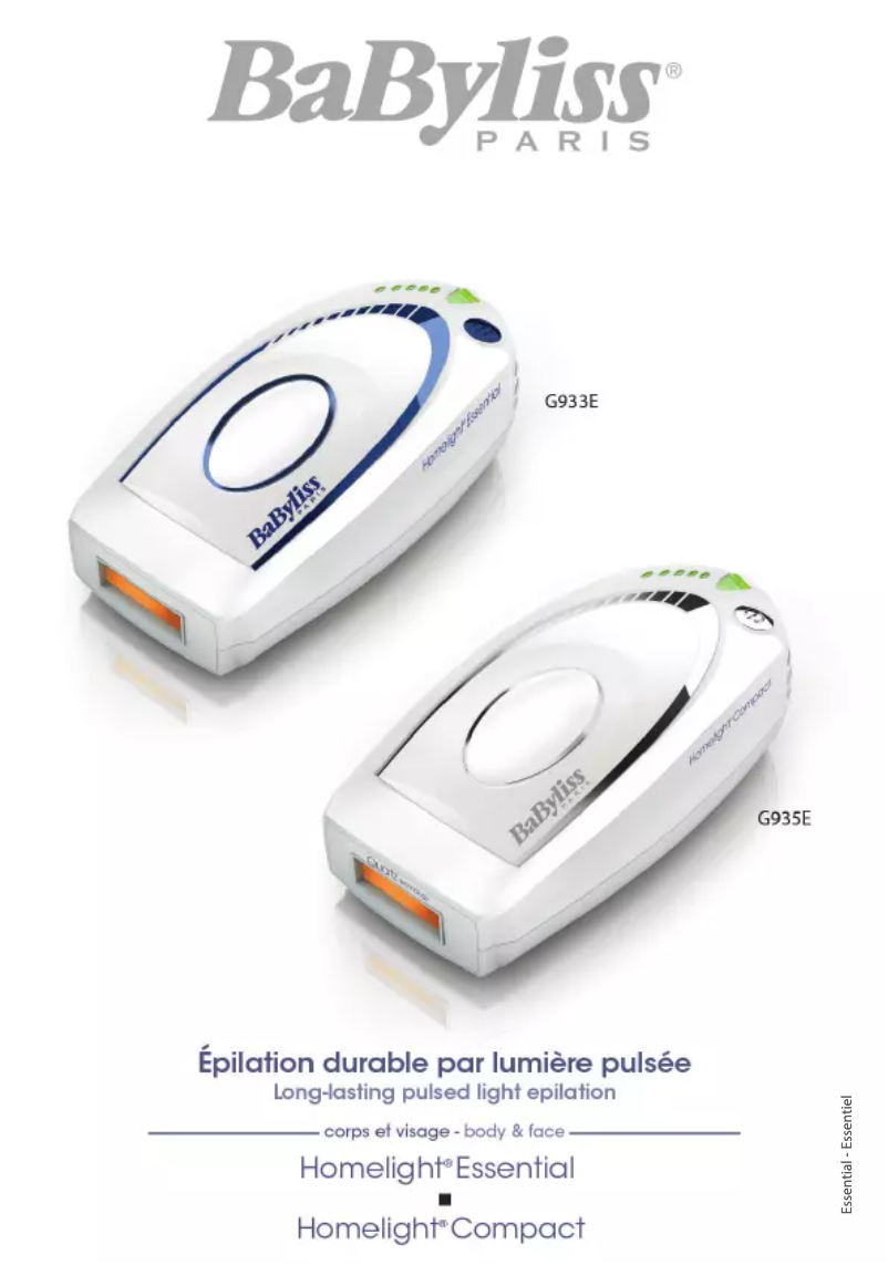 Página nº 1 - Manual de usuario BaByliss Homelight G937E