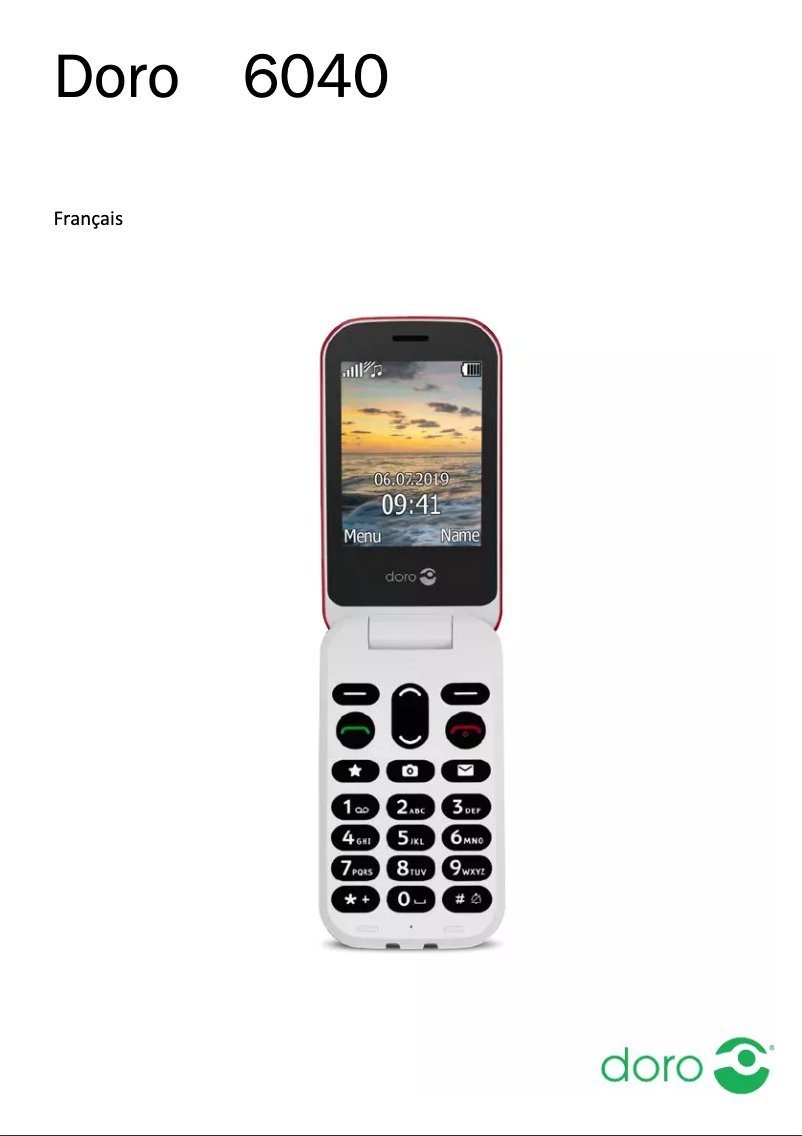 Imagen de la primera página del manual del dispositivo 6040