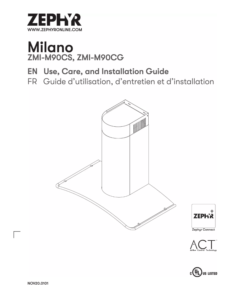 Imagen de la primera página del manual del dispositivo ZRC-00MI