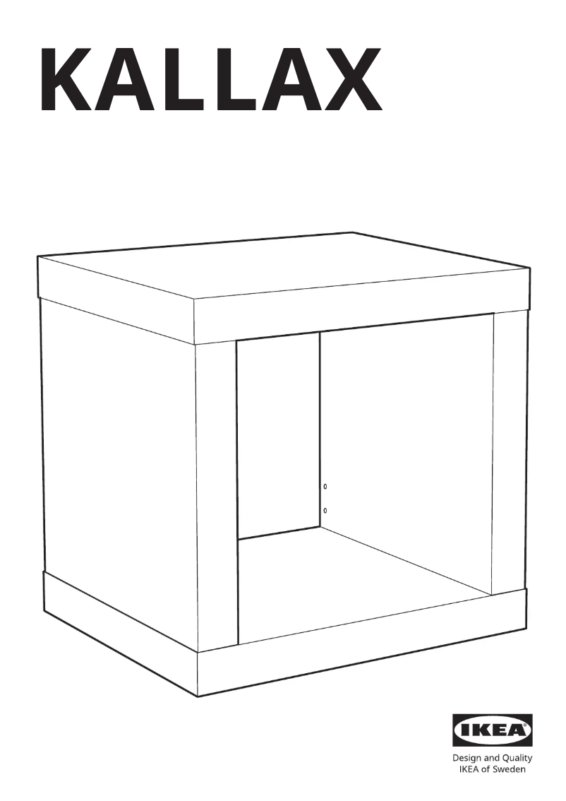 Página 1 del manual Manual de usuario Ikea KALLAX 204.643.05