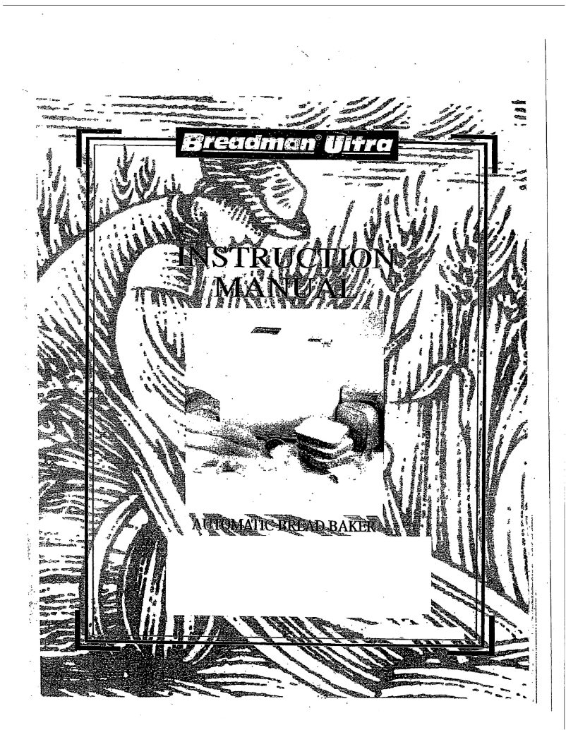 Página 1 del manual Manual de usuario Breadman TR600A