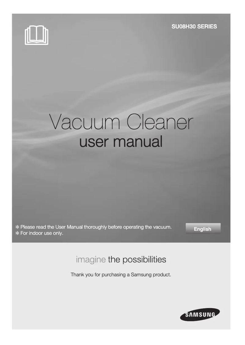 Página 1 del manual Manual de usuario Samsung SU08H3020P