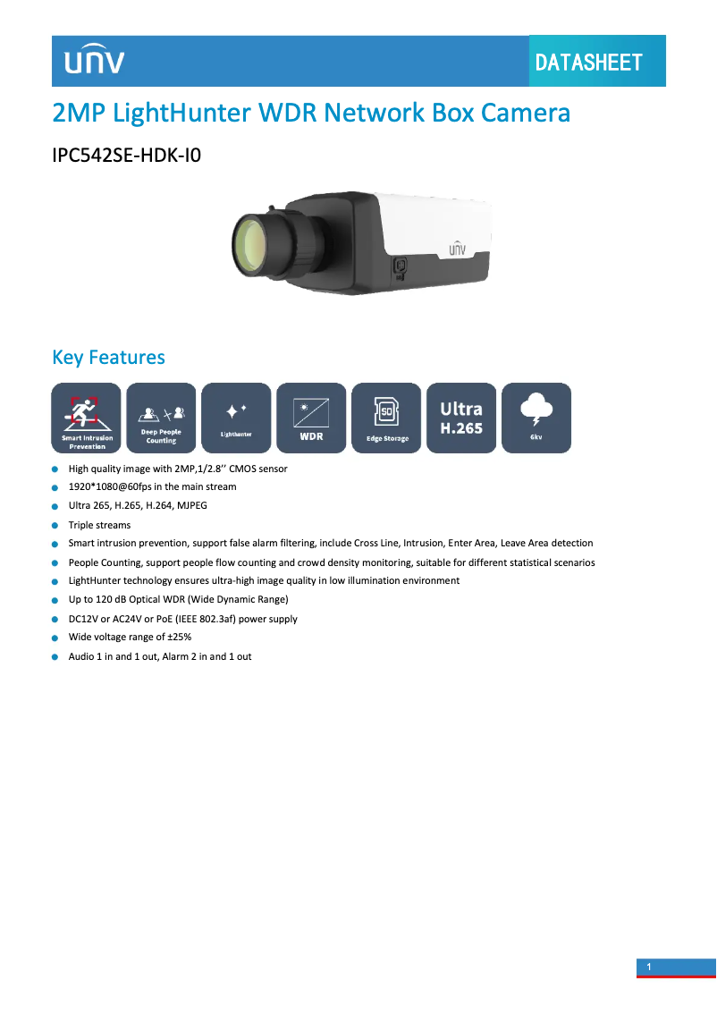 Imagen de la primera página del manual del dispositivo IPC542SE-HDK-I0