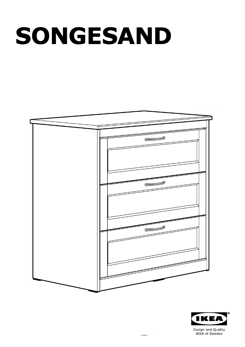 Imagen de la primera página del manual del dispositivo SONGESAND