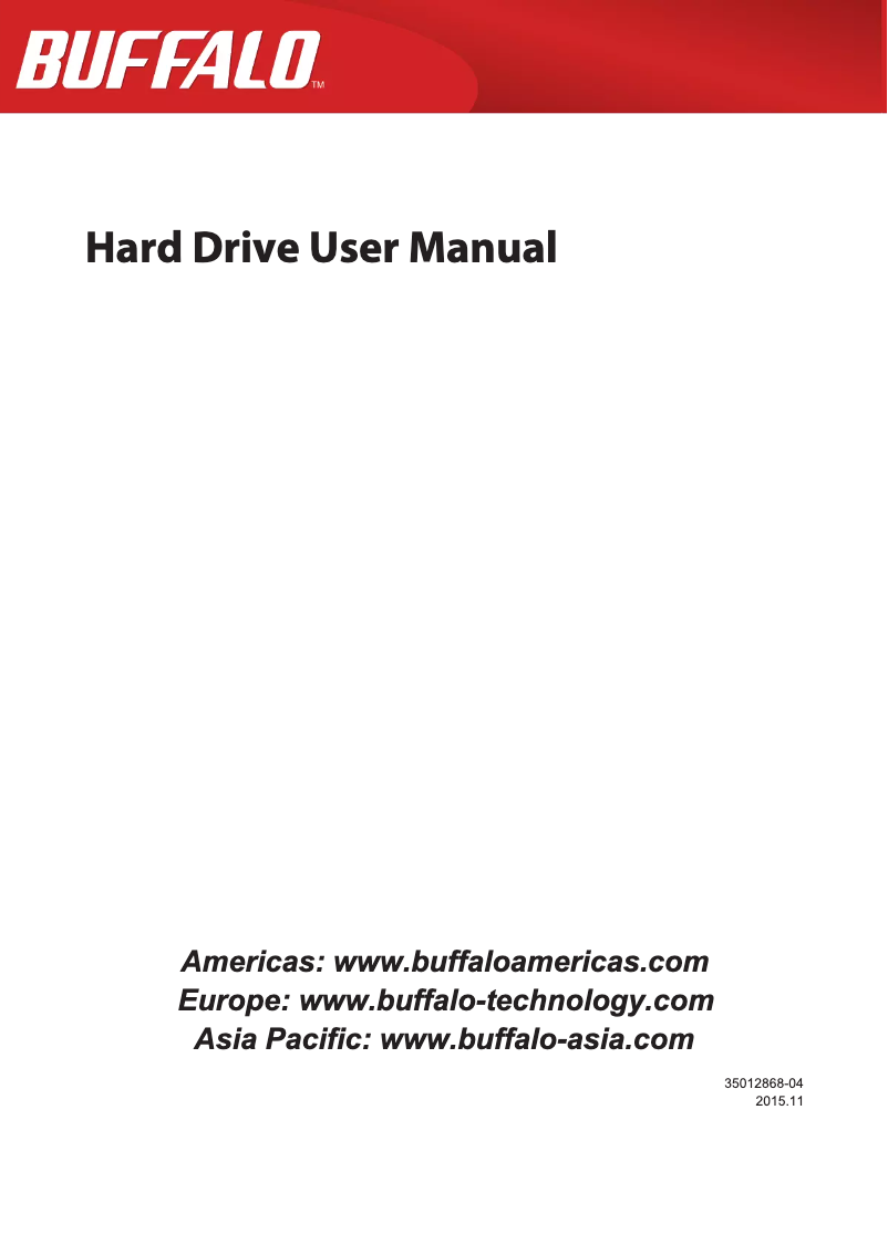 Página 1 del manual Manual de usuario Buffalo MiniStation HDD