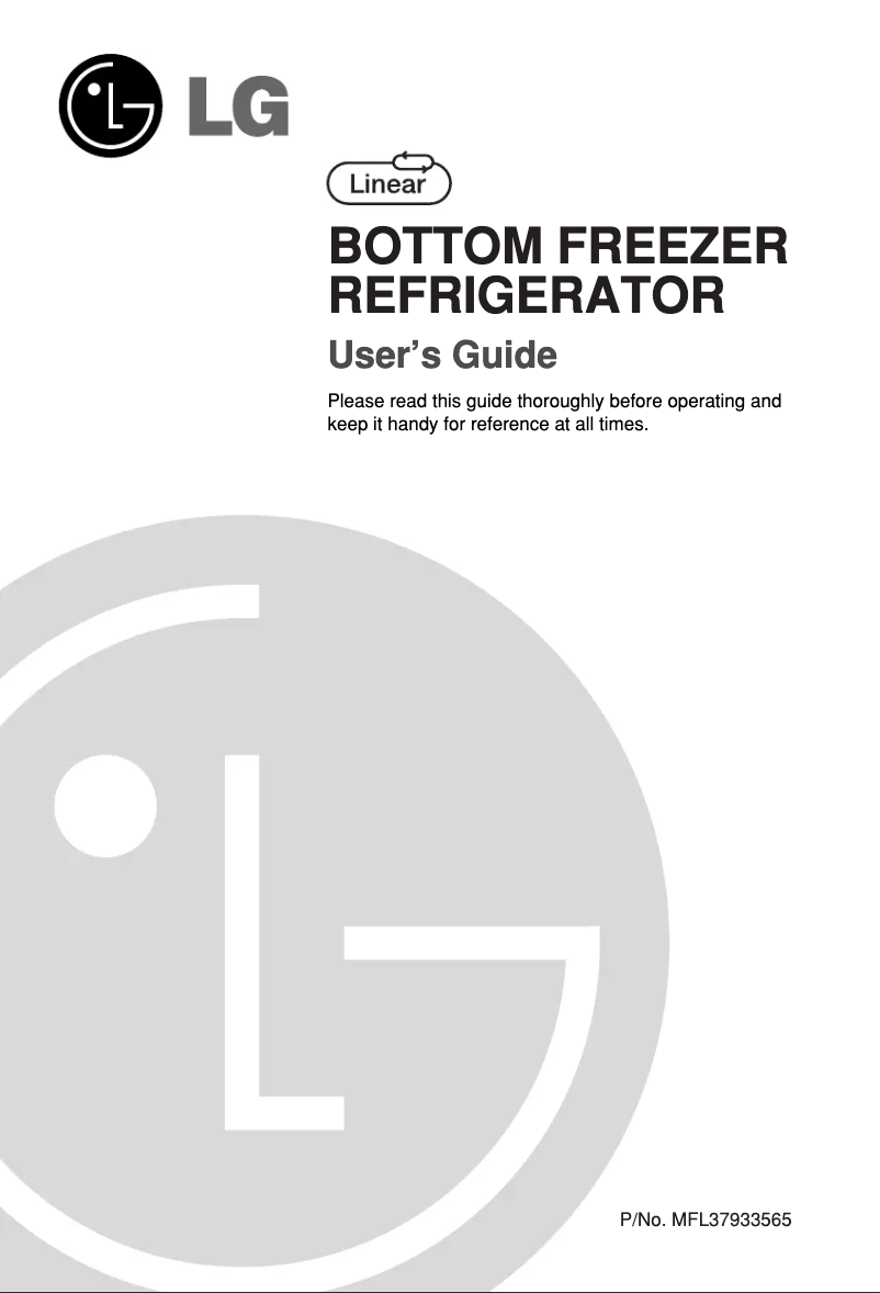 Página nº 1 - Manual de usuario LG GR-L218STSL