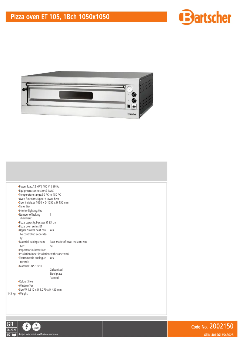 Imagen de la primera página del manual del dispositivo ET 105