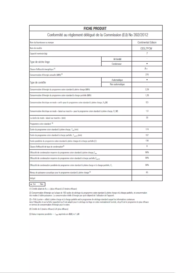 Imagen de la primera página del manual del dispositivo CESL7PCW