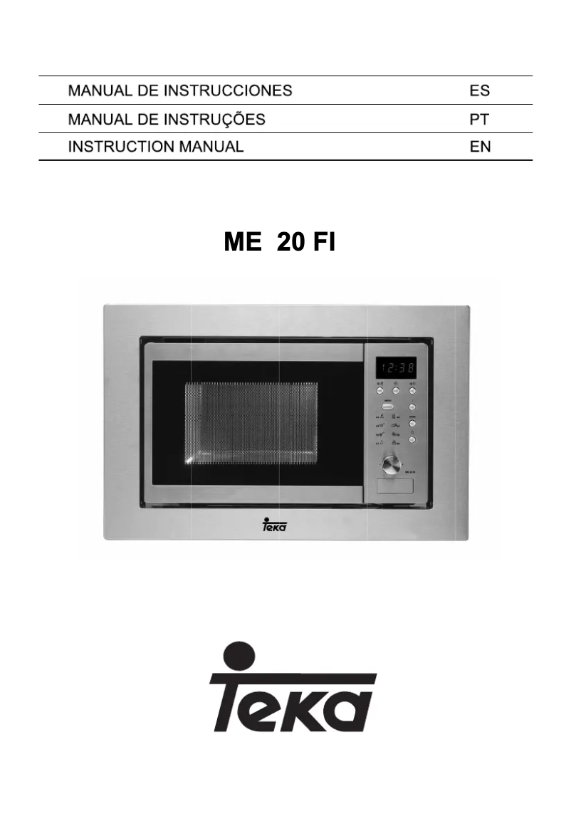 Página 1 del manual Manual de usuario Teka ME 20 FI