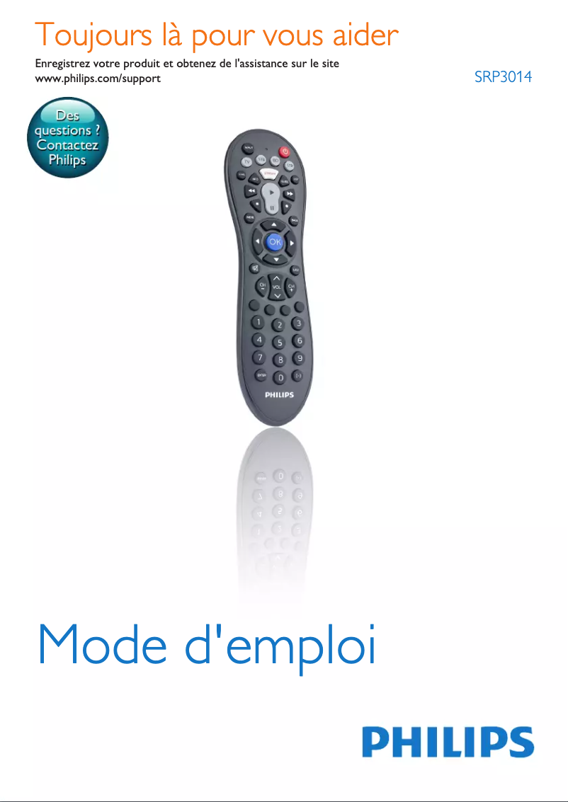 Imagen de la primera página del manual del dispositivo SRP4000